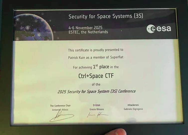 Ctrl+Space Finals - ESTEC